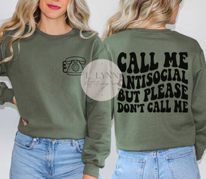 call me antisocial but please don’t call me crewneck