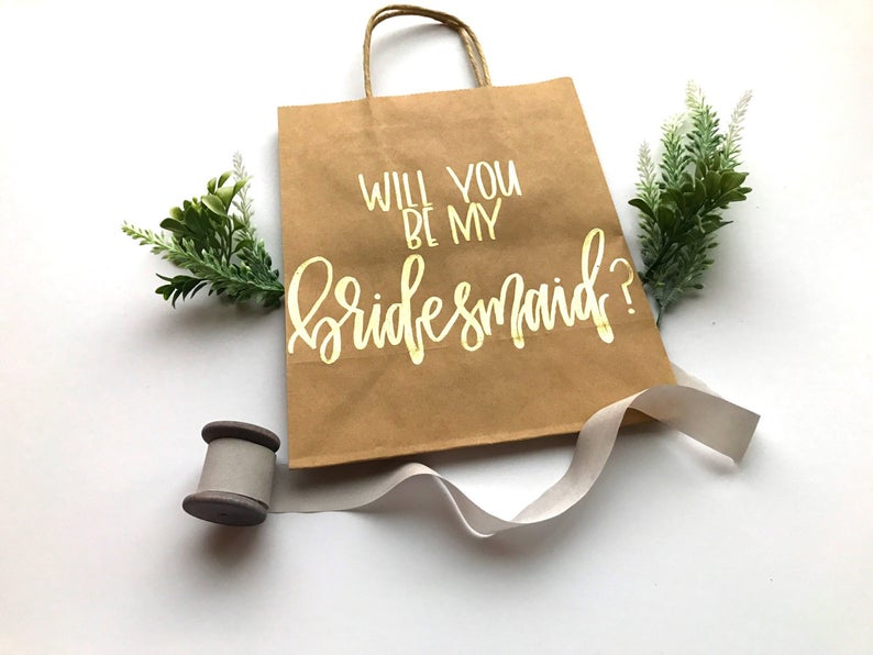 Will You Be My Bridesmaid Gift Bag